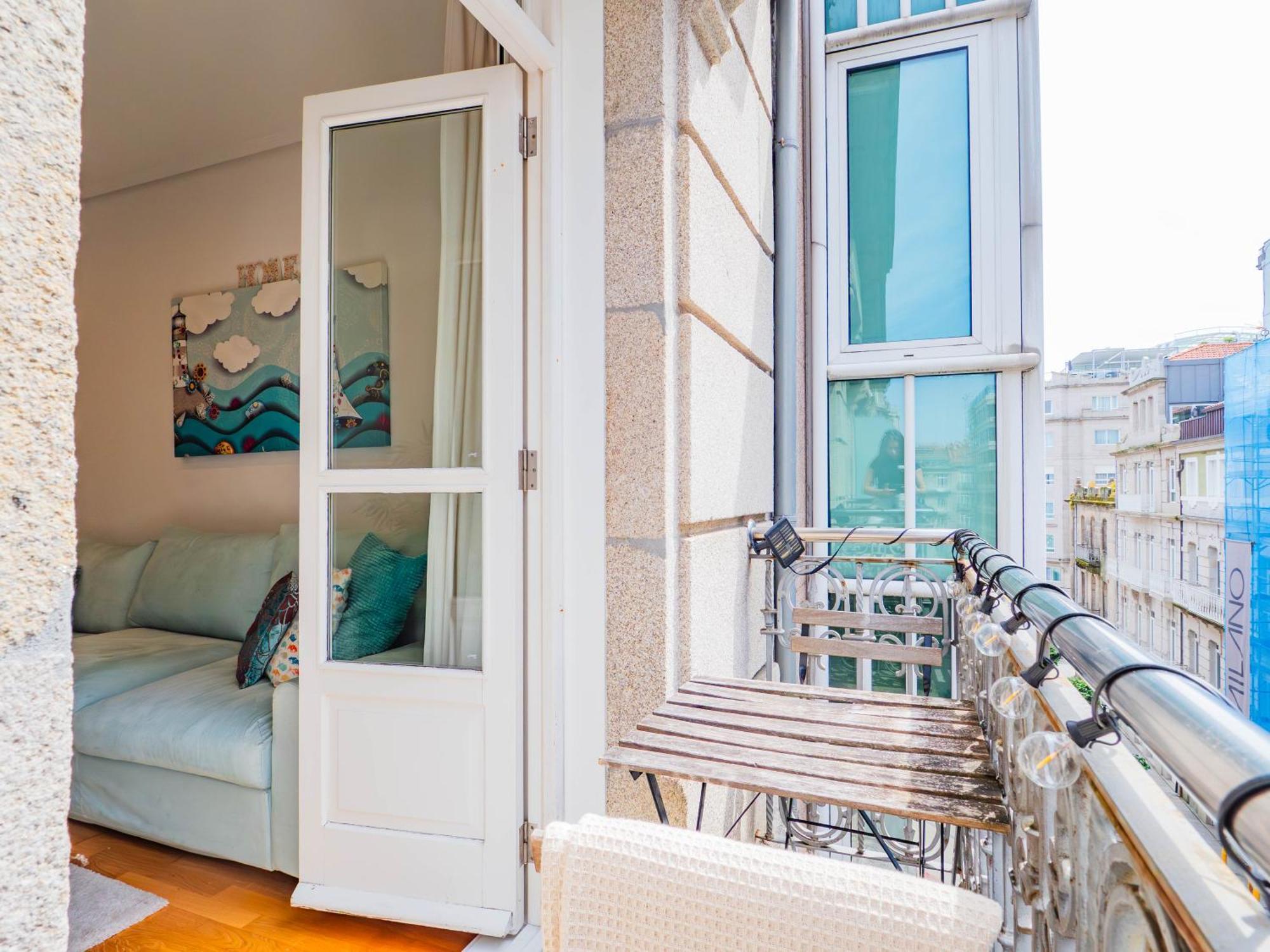 Luxury Centro De Vigo Balcony Daire Dış mekan fotoğraf